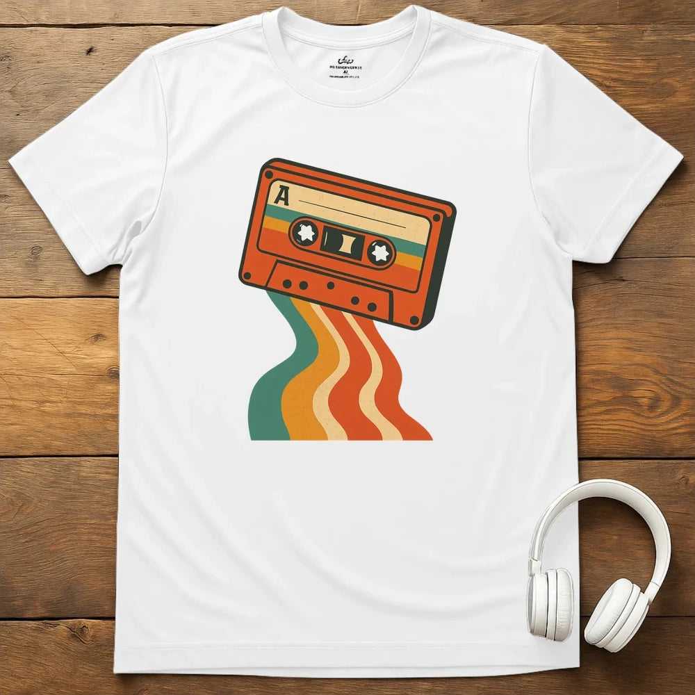 Cassette Colors T-Shirt - White