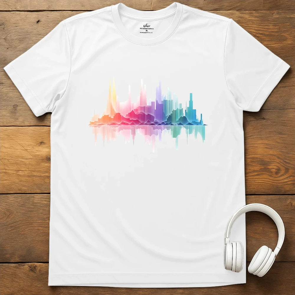 City Soundwave T-Shirt - White