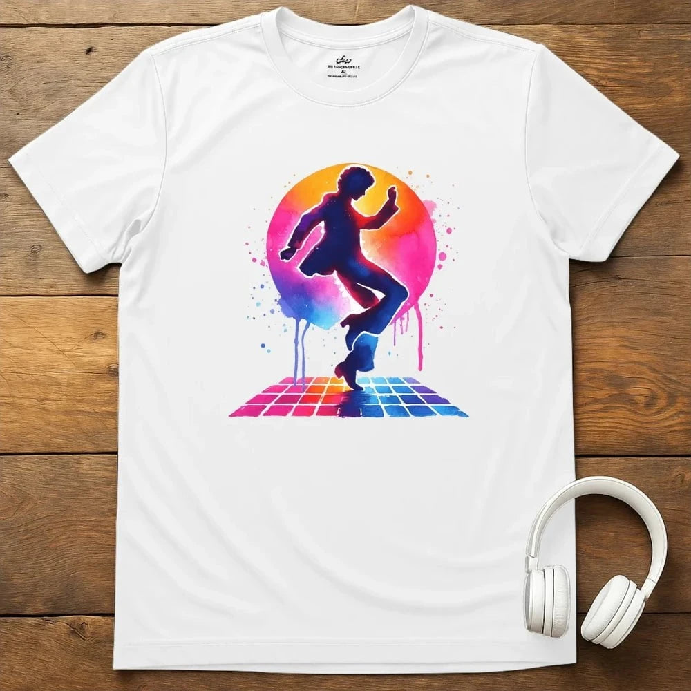 Feelin The Groove T-Shirt - White