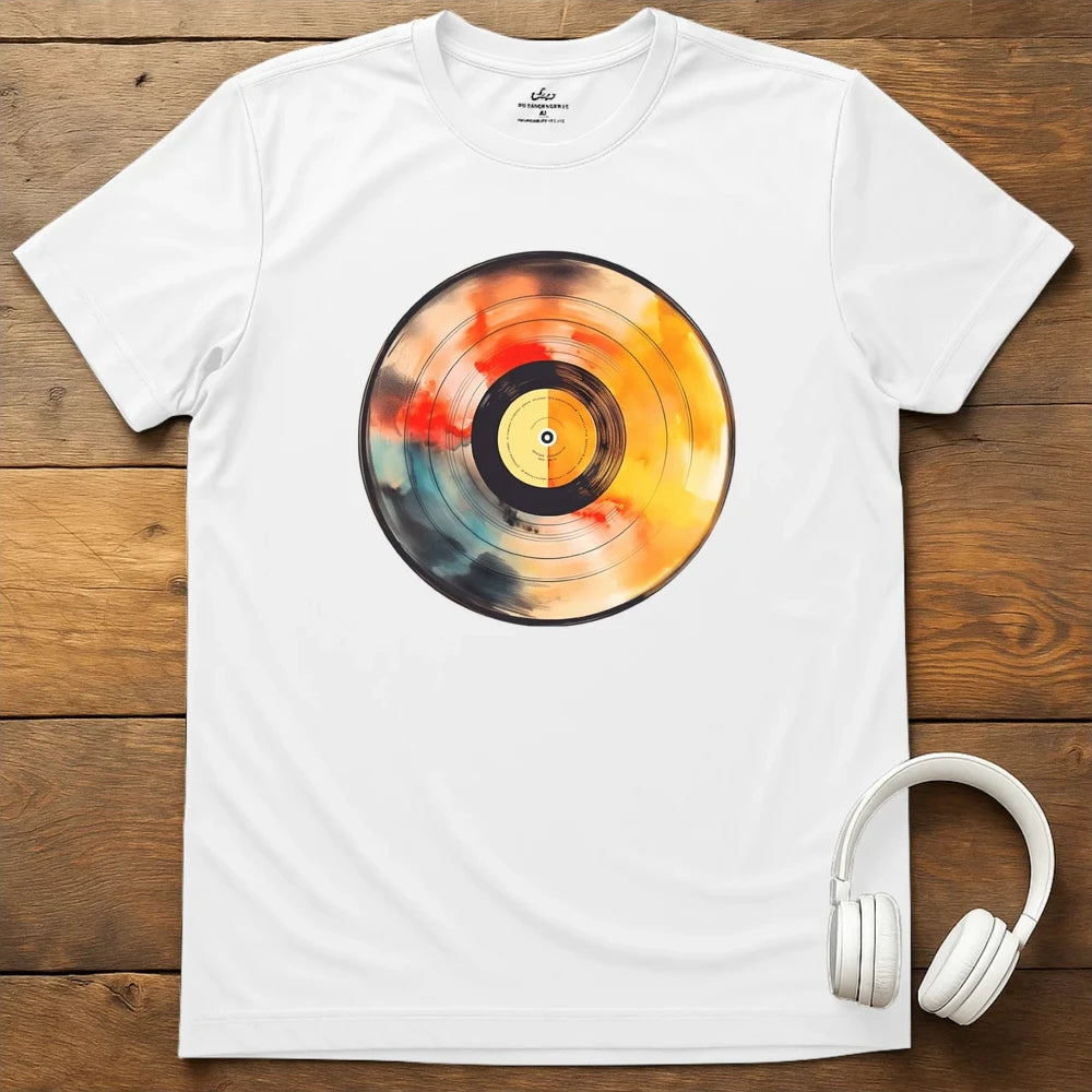 Pastel Vinyl T-Shirt - White