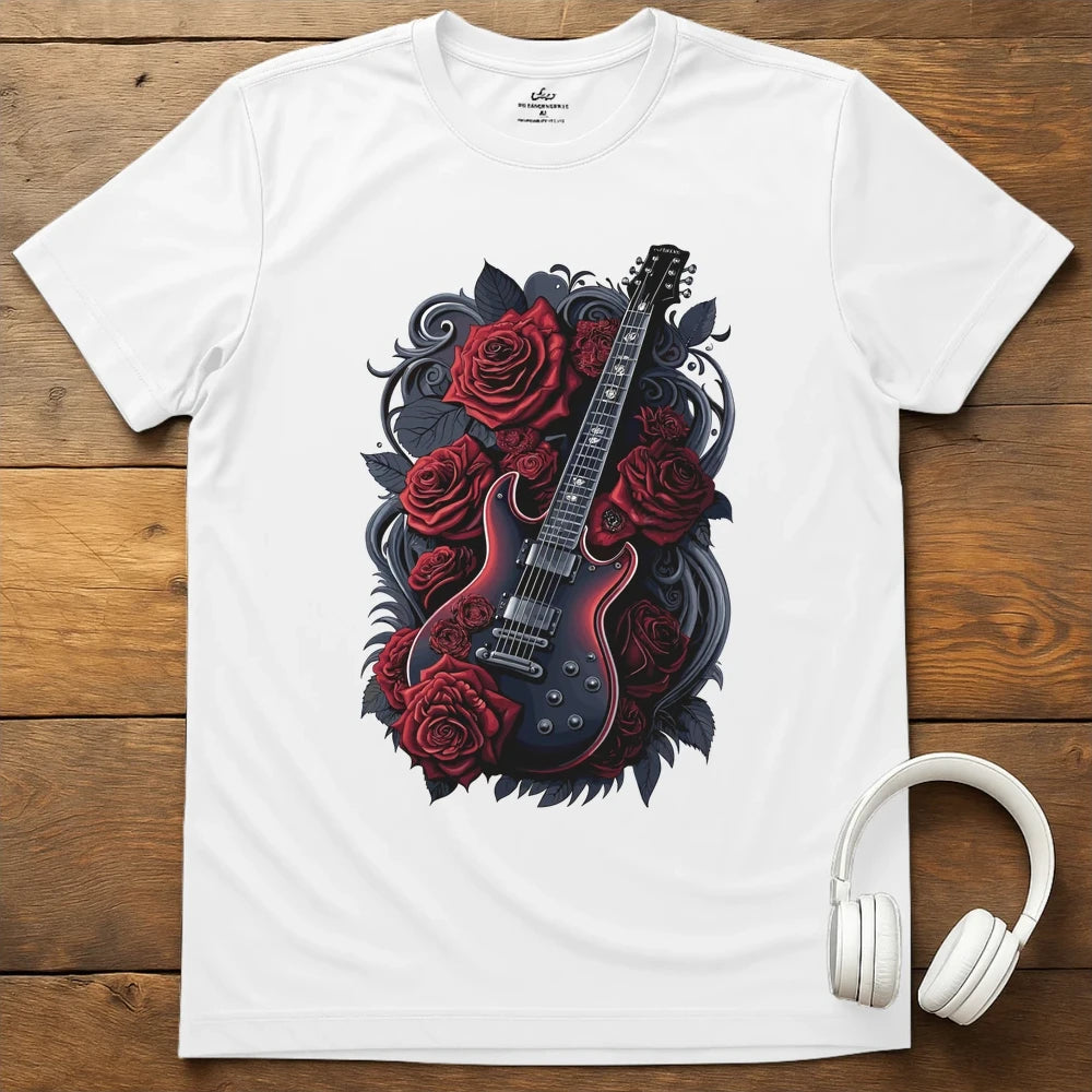 Dark Rose Gutar T-Shirt - White