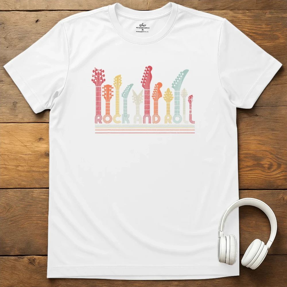 Headstock Line T-Shirt - White