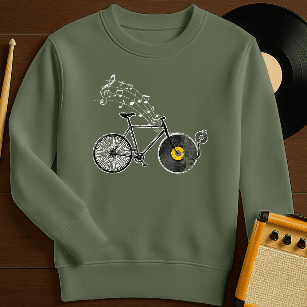 Bike Record Crewneck