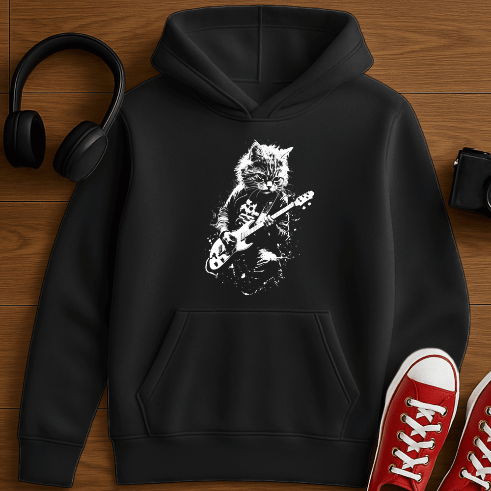 Cat Rocks Out Hoodie
