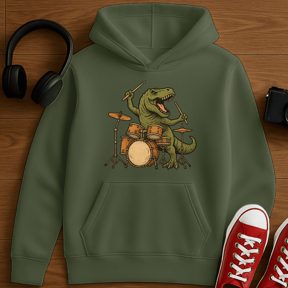 Dino Drums Hoodie