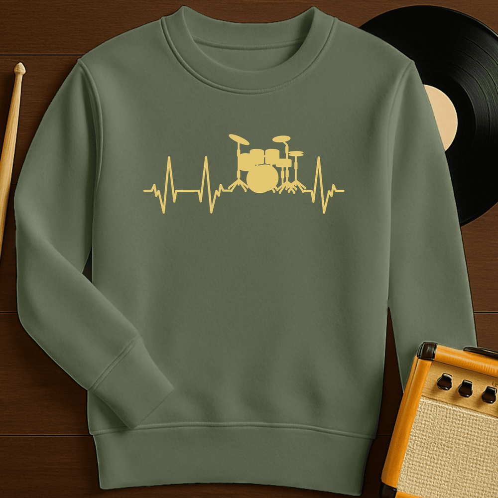 Drum Beat Crewneck