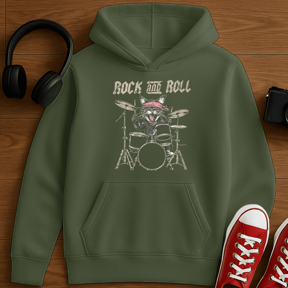 Drum Cat Hoodie