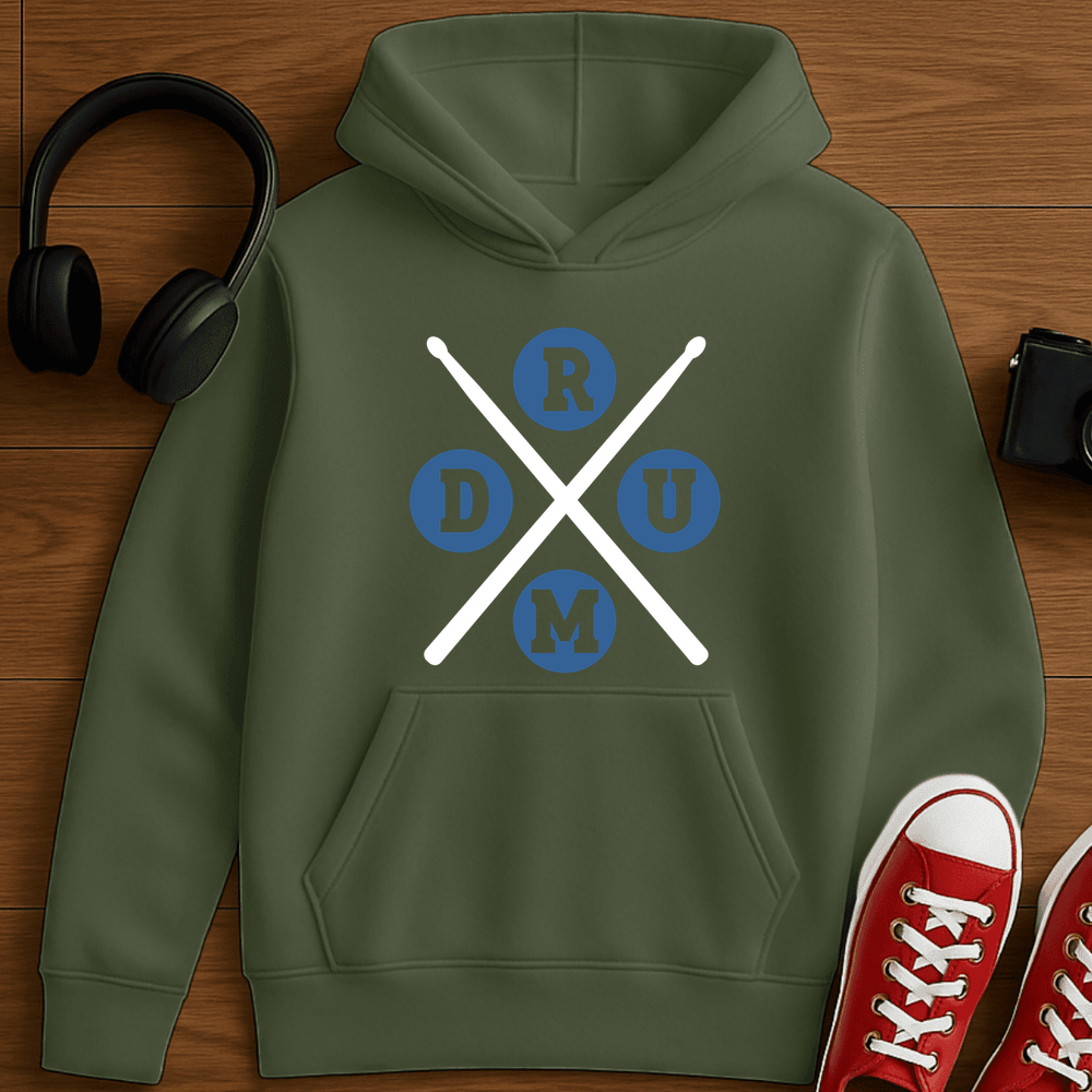 Drum Cross Hoodie