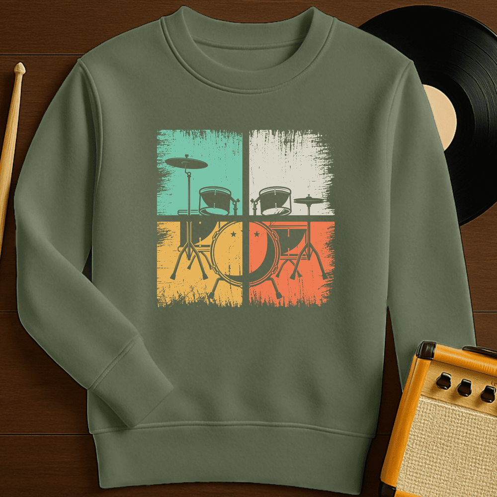 Drum Grunge Crewneck