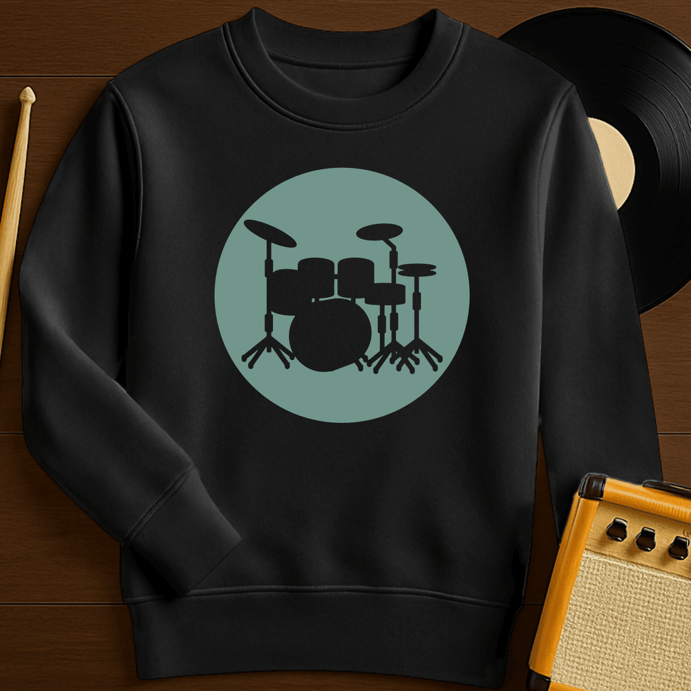 Drum Silhouette Crewneck
