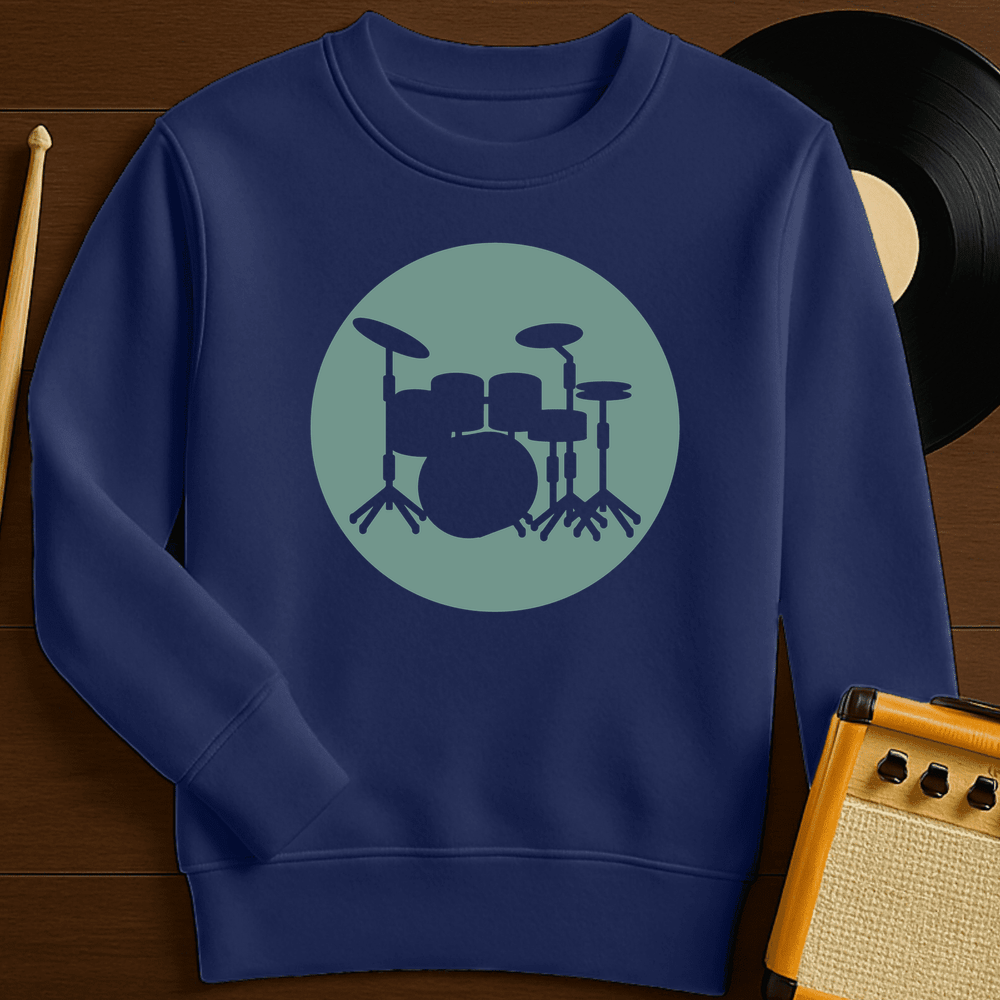 Drum Silhouette Crewneck