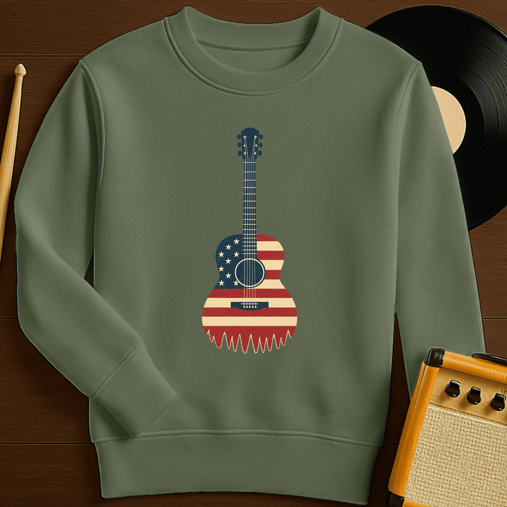 Flag Guitar Crewneck