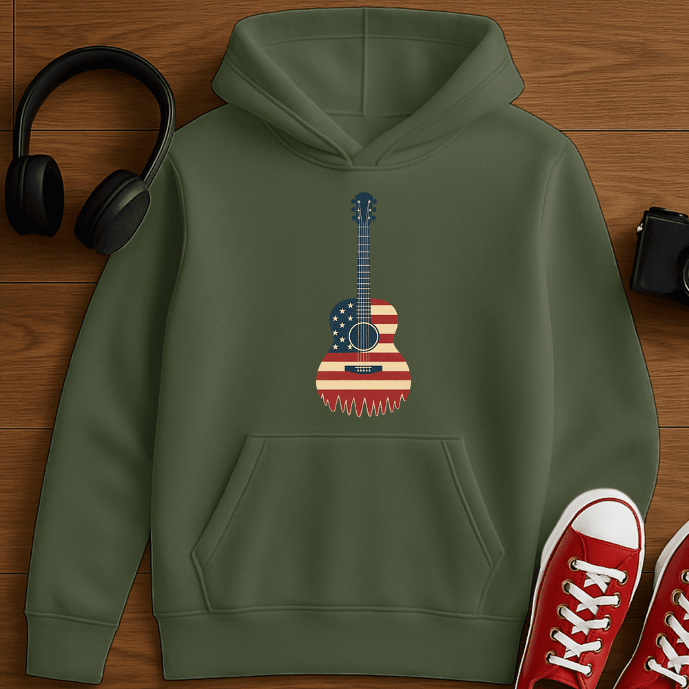 Flag Guitar Hoodie