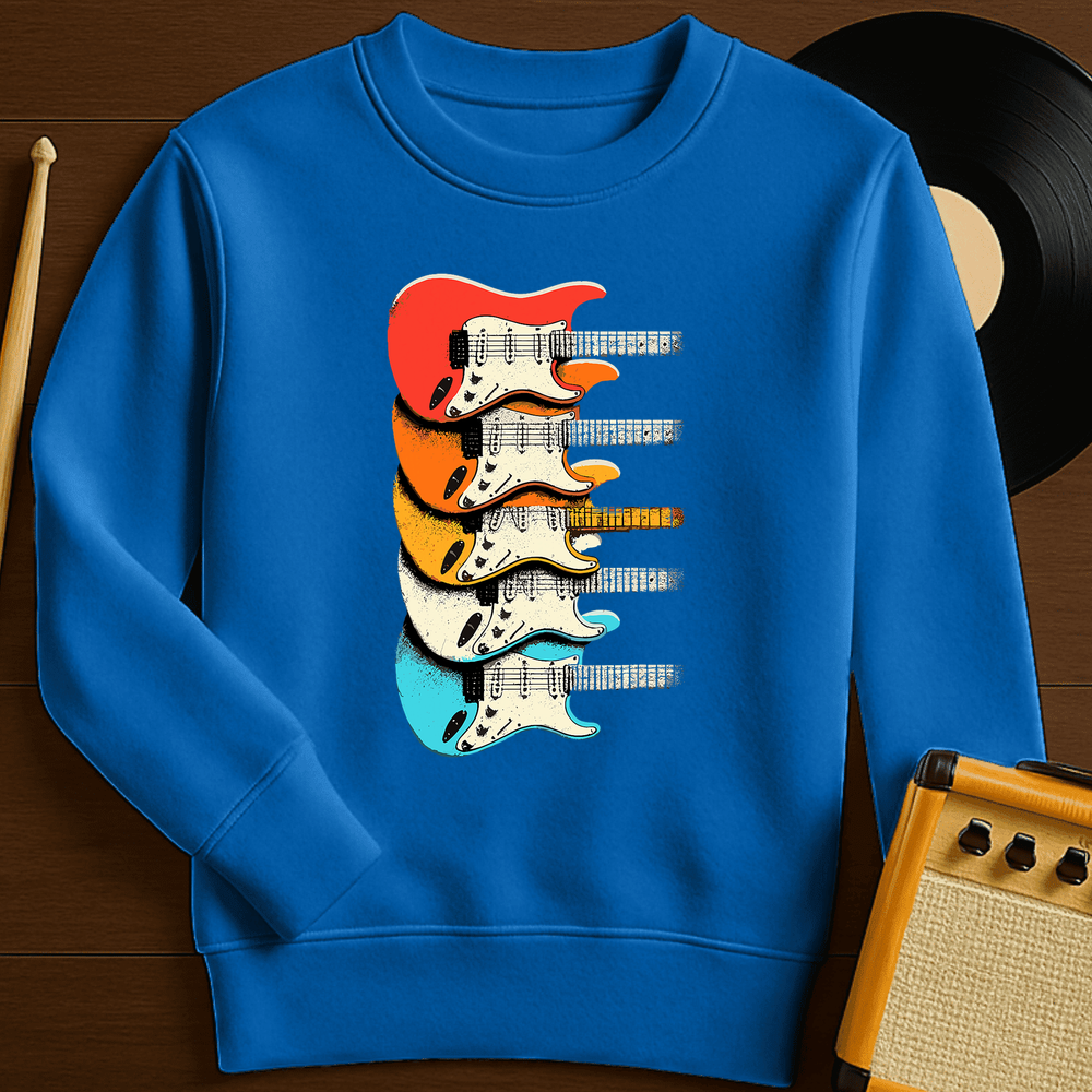 Guitar Rainbow Crewneck