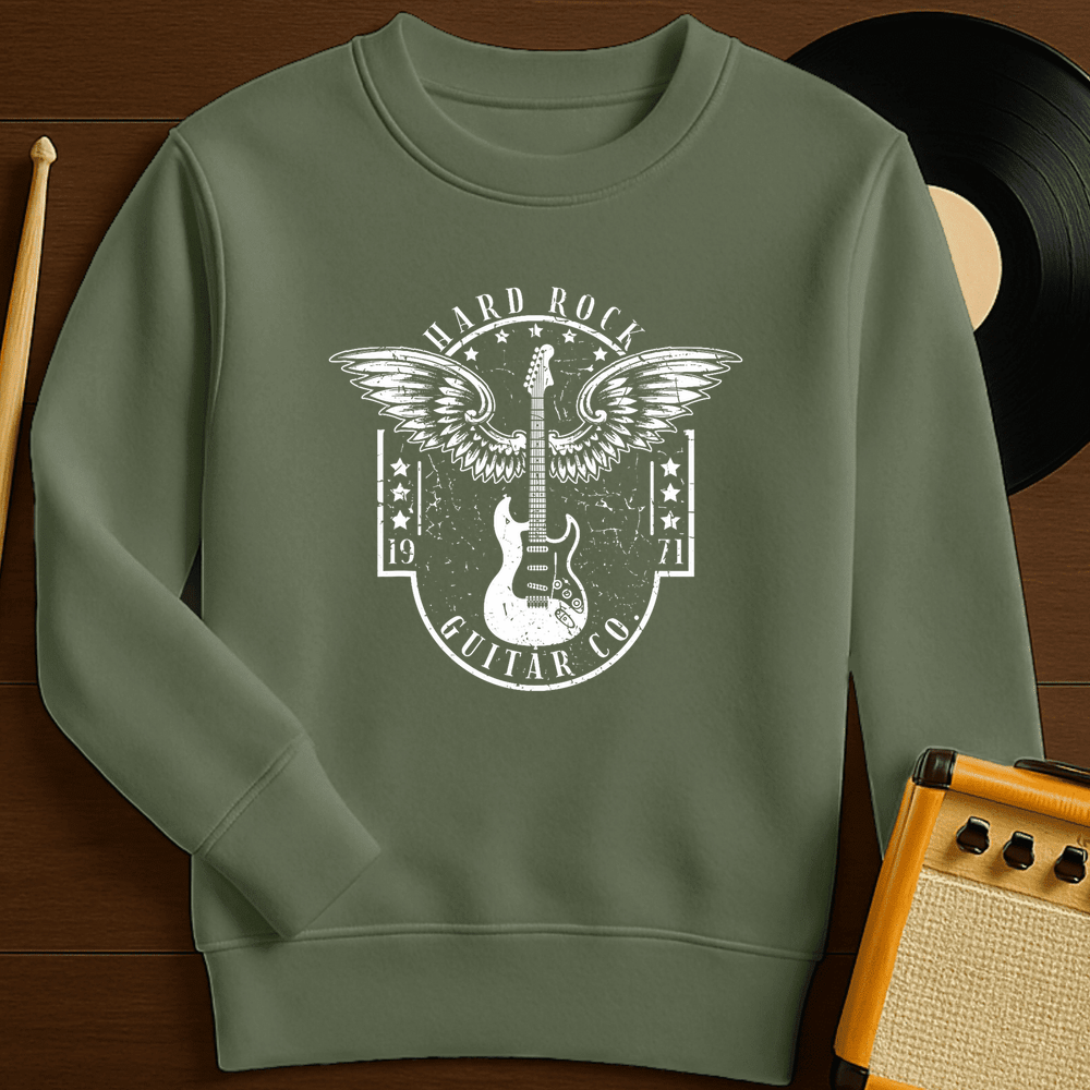 Hard Rock Guitar Crewneck