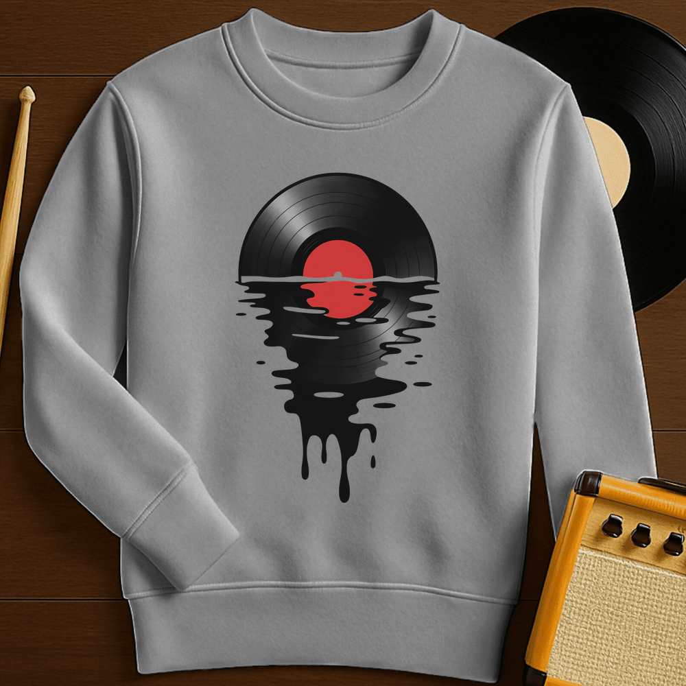 Melting Record Crewneck