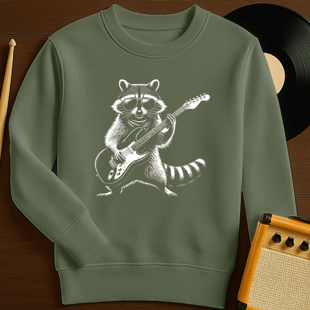 Racoon Rock Crewneck
