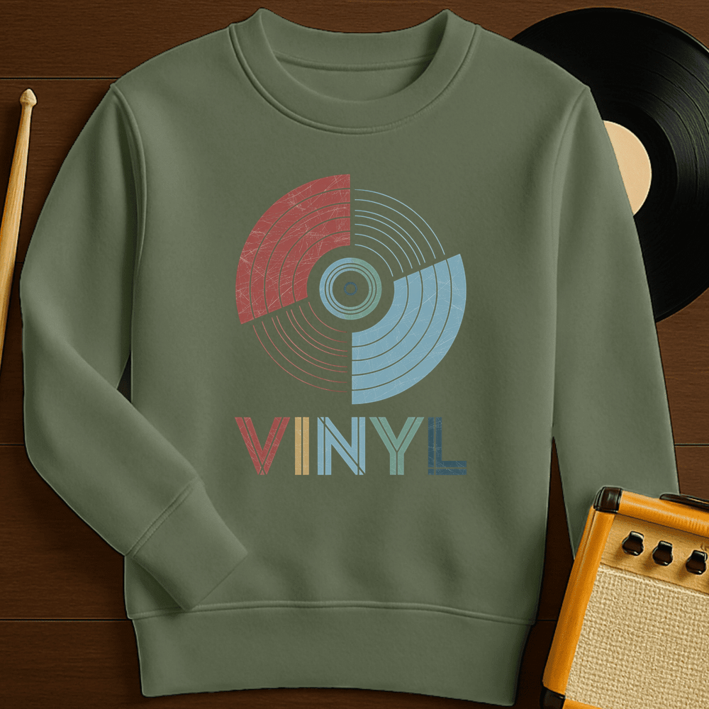 Retro Vinyl Crewneck