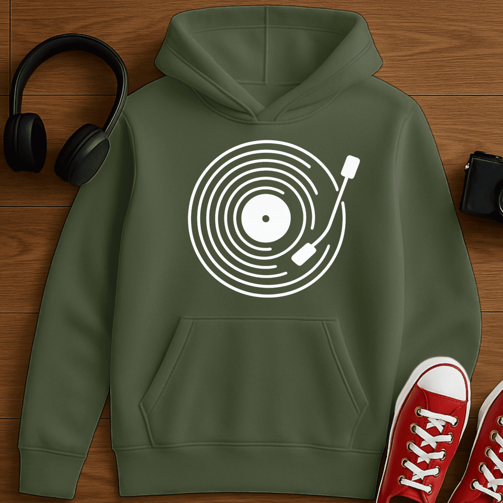 Spinning Record Hoodie