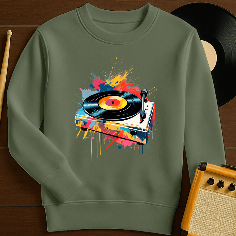 Splatter Turntable Crewneck