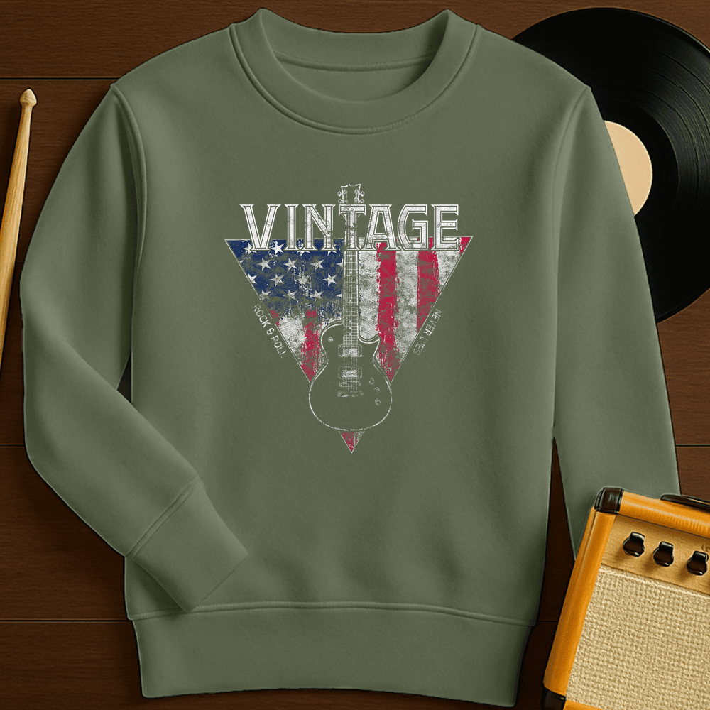 Vintage Flag Crewneck