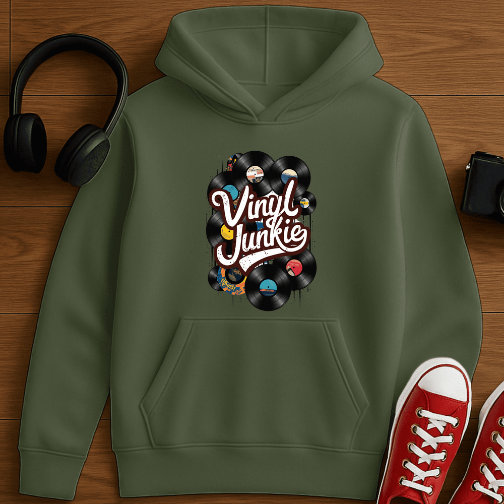 Vinyl Junkie Hoodie