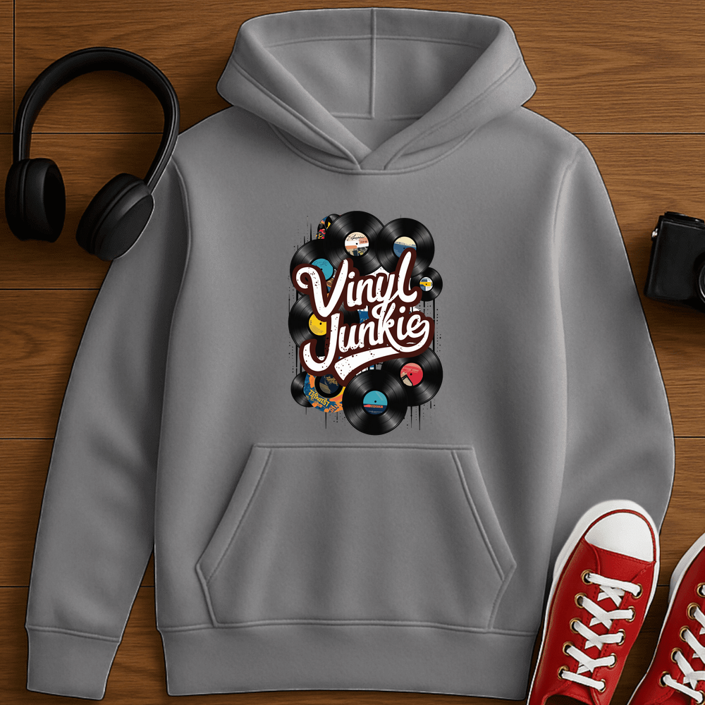 Vinyl Junkie Hoodie