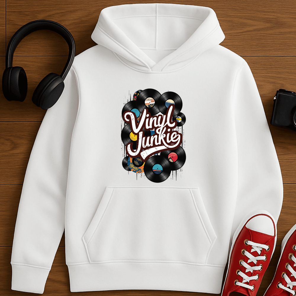 Vinyl Junkie Hoodie