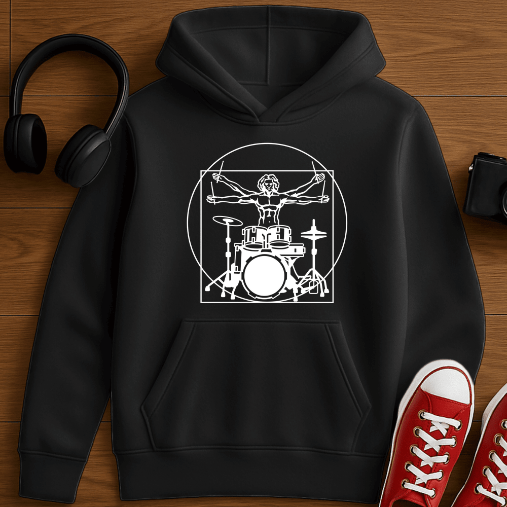 Vitruvian Drummer Hoodie