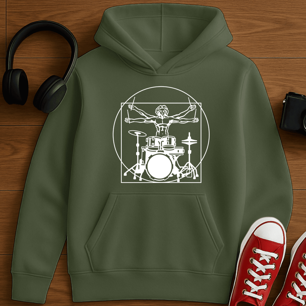 Vitruvian Drummer Hoodie