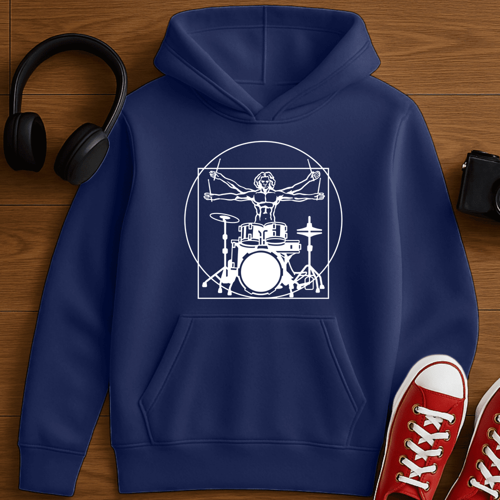 Vitruvian Drummer Hoodie