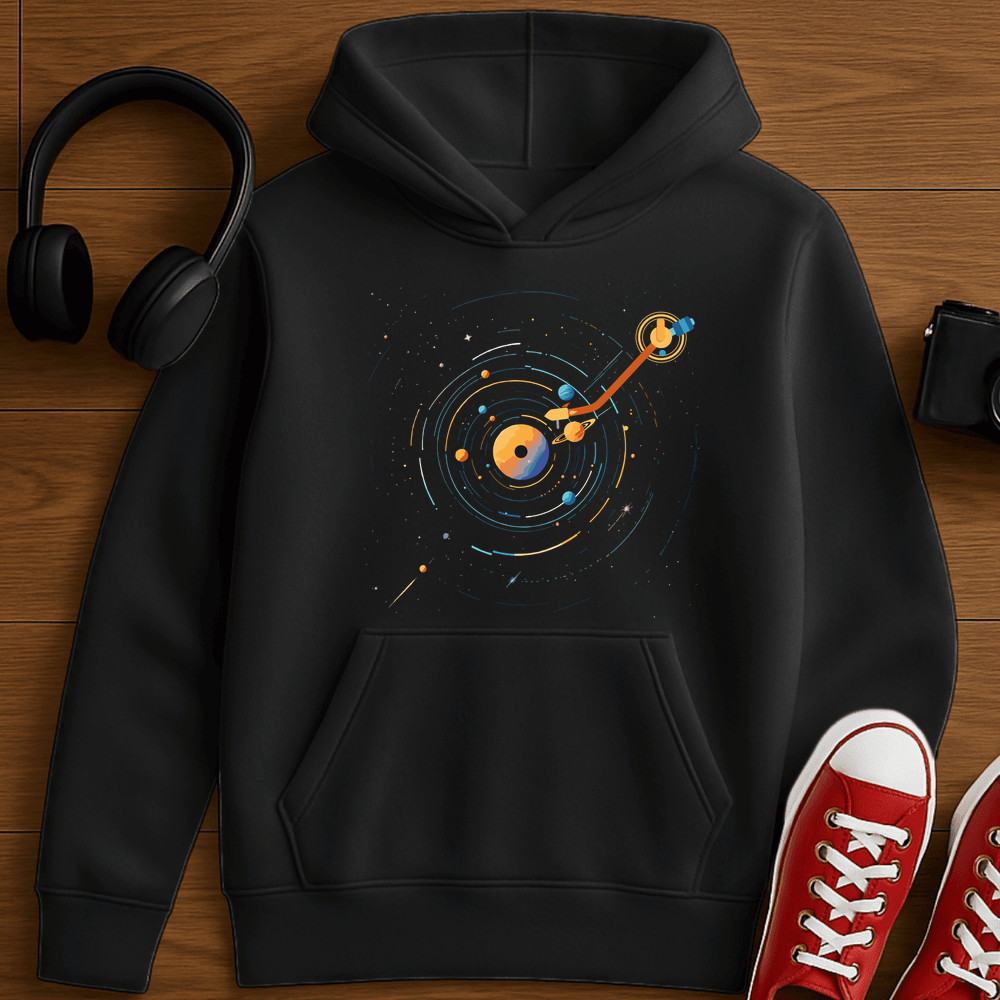 Solar Record Hoodie - Black