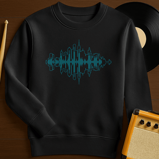 Sound Of The City Crewneck - Black