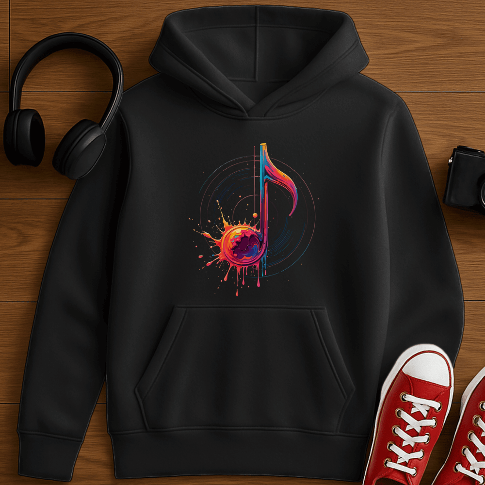 Color Me Music Hoodie - Black