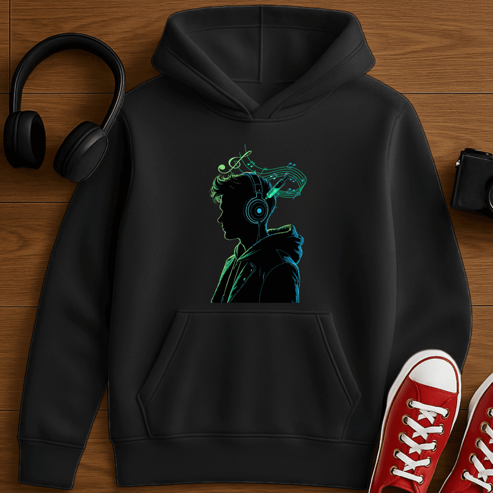 Music Is My Drug Hoodie - Black