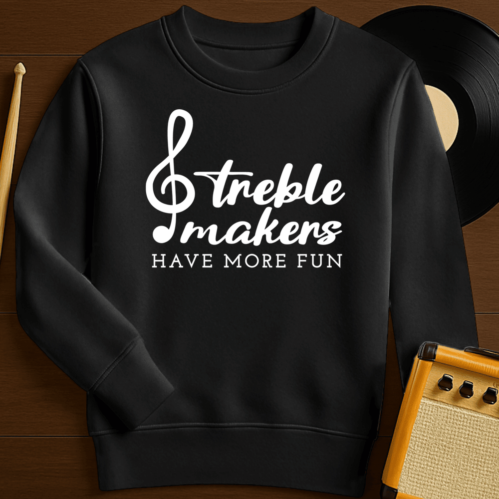 Treble Crewneck - Black