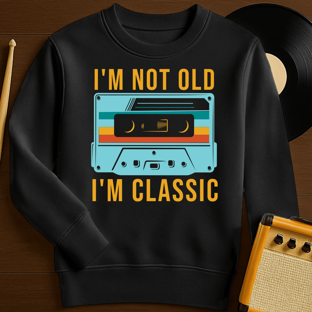 Not Old Crewneck - Black
