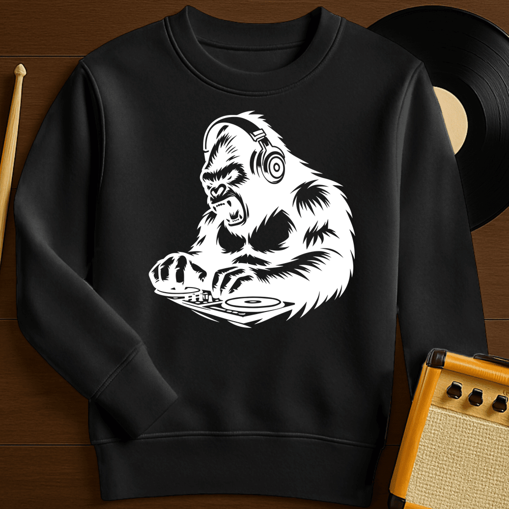 DJ Gorilla Crewneck - Black