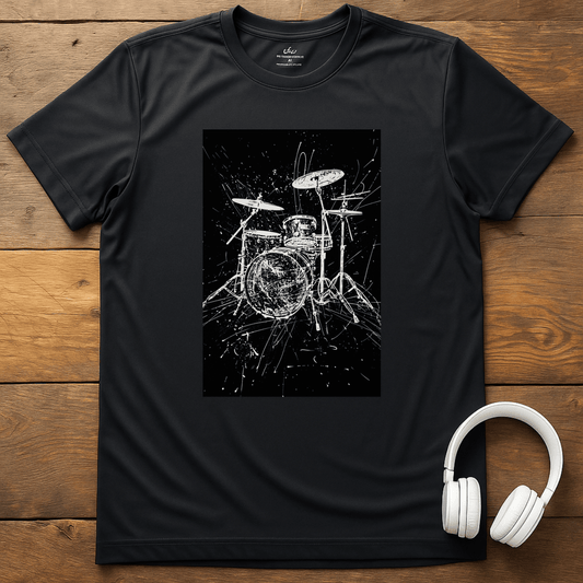 Tangled Drums T-Shirt - Black