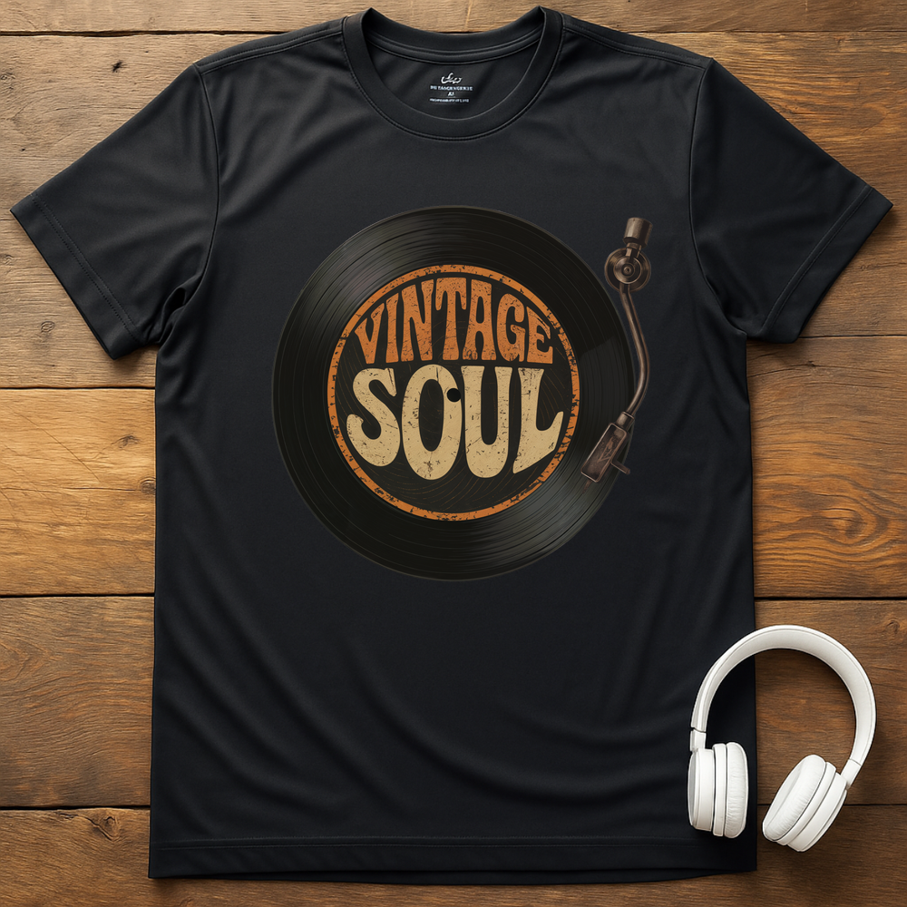 Vintage Soul T-Shirt - Black