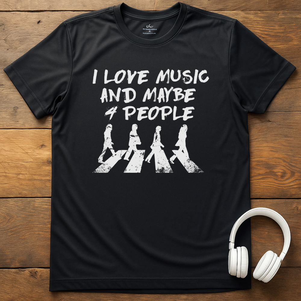 I Love The Beatles T-Shirt - Black