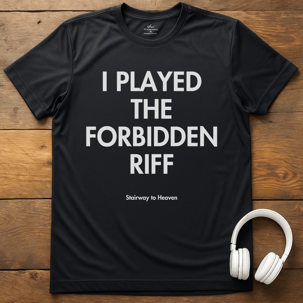 Forbidden Riff T-Shirt - Black