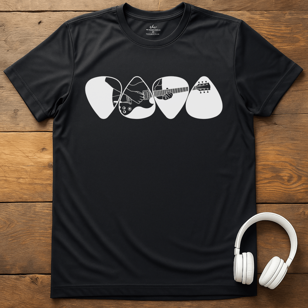 Four Picks T-Shirt - Black