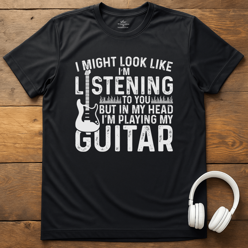 Not Listening T-Shirt - Black