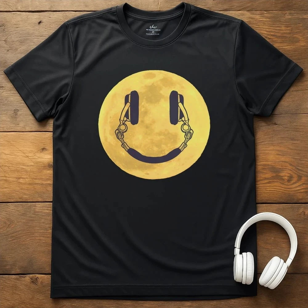 Moon Smile T-Shirt - Black