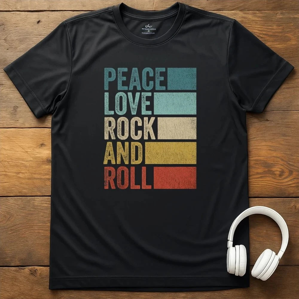 Vintage Rock T-Shirt - Black