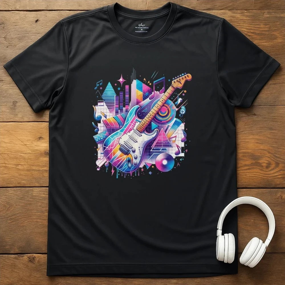 80s Rock T-Shirt - Black
