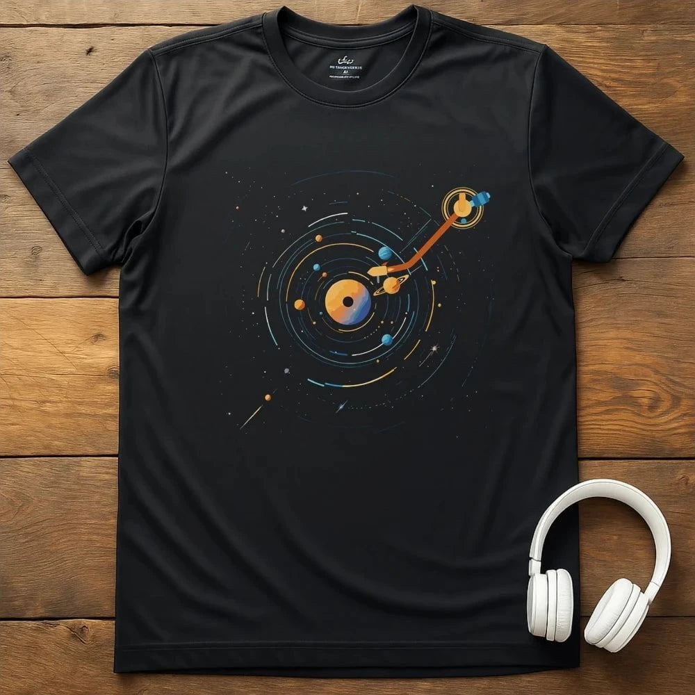 Solar Record T-Shirt - Black