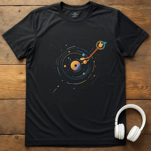 Solar Record T-Shirt - Black