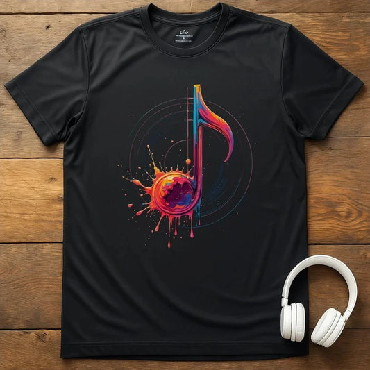 Color Me Music T-Shirt - Black